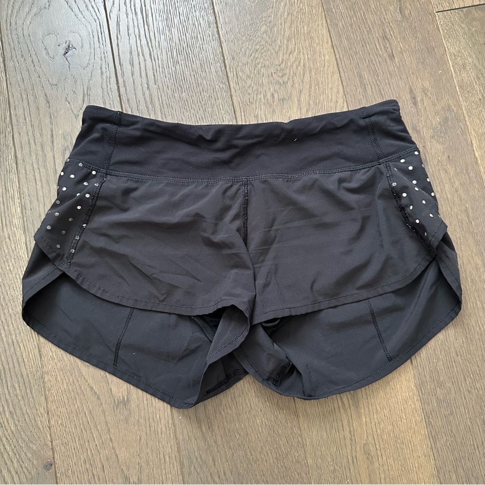 Black Lululemon Shorts Size 4